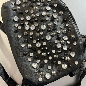 Studded Black Crossbody Bag